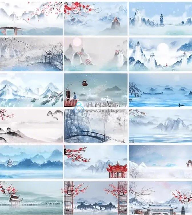 图片[2]-【某宝32.8元】58款古风雪景绝美视频素材，精选雪景风景素材-代码飓风