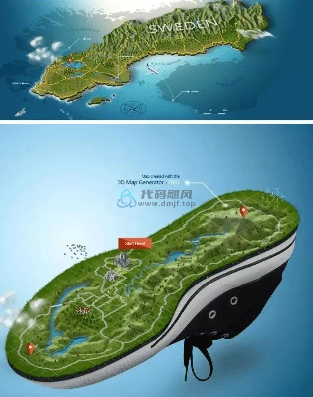 图片[3]-3DMap Generator中文汉化版！抖音热门PS插件来袭，炫酷3D立体地图扩展面板-代码飓风