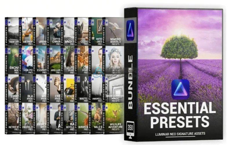 【某宝12.9元】Luminar Neo超强400种顶级调色预设包，多款分类，稀缺调色预设素材合集-代码飓风