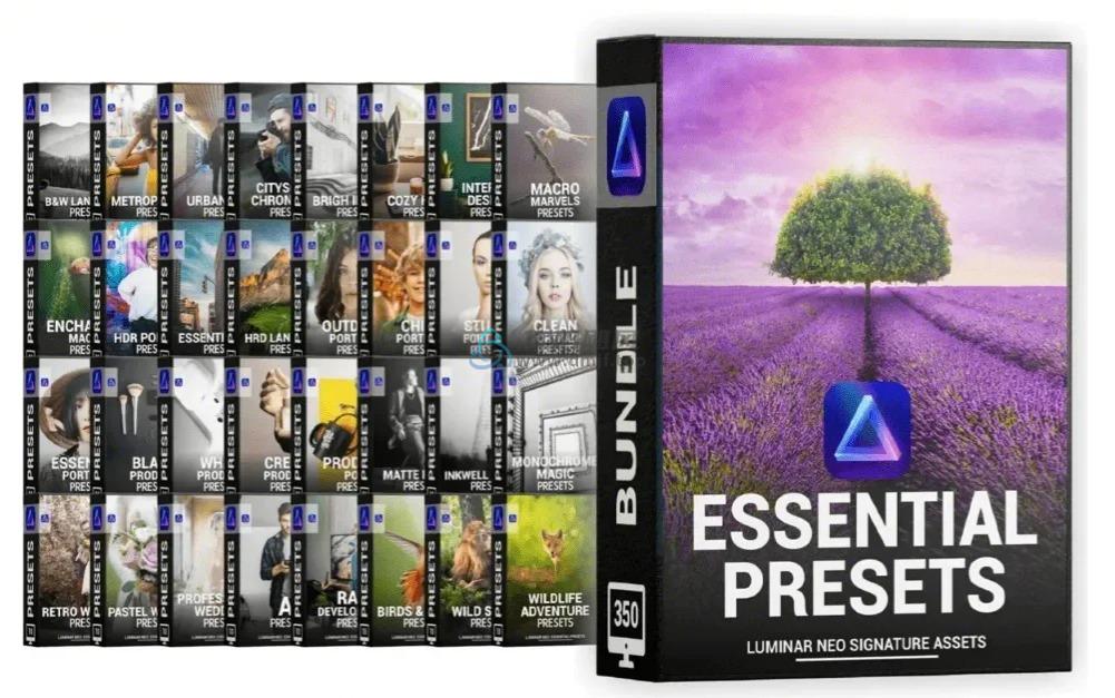 【某宝12.9元】Luminar Neo超强400种顶级调色预设包，多款分类，稀缺调色预设素材合集-代码飓风