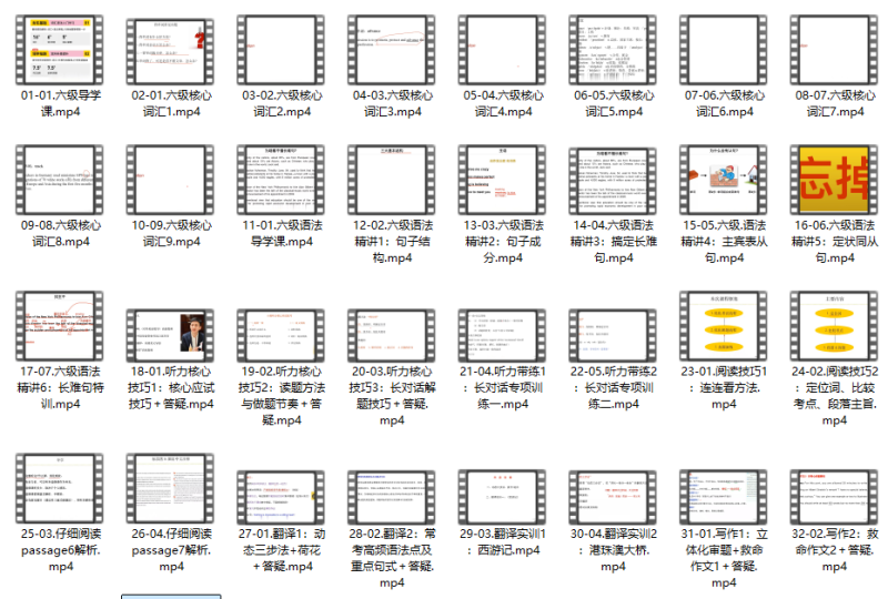 英语六级CET6全程班-代码飓风