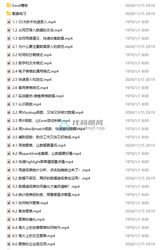 图片[2]-Excel系统课！轻松实现Excel小白到高手的进阶-代码飓风